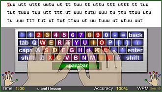 FreeTypingGame.net Juegos mecanografía lecciones y pruebas. Aprenda a escribir con nuestro tutor de mecanografía basado en lecciones.