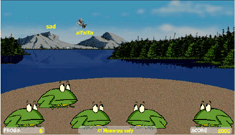 Play The Frogs are Off Their Diet typing game Now
