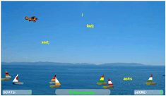 Play the Save the Sailboat Race typing game Now